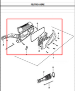 Cargar imagen en el visor de galería, Caja Filtro Completo Akt Dynamic Original - Genuine parts - Mundimotos