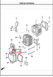 EMPAQU CONECTOR DYNAMIC 125SC##### ORIGINAL - Mundimotos