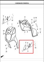 Cargar imagen en el visor de galería, Direccional frontal izquierda Akt dynamic original - genuine parts - Mundimotos