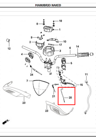 SWITCH STOP RR DYNAMIC/JET4 ORIGINAL - Mundimotos