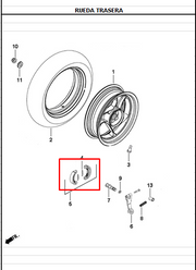 BANDAS FRENO RR DYNAMIC/JET4 ORIGINAL - Mundimotos
