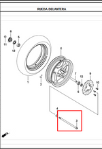 Cargar imagen en el visor de galería, EJE 12X250 FR DYNMAIC/JET4 ORIGINAL - Mundimotos