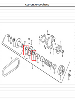 Cargar imagen en el visor de galería, RETEN 34-41-04 POLEA DYNAMIC ORIGINAL - Mundimotos