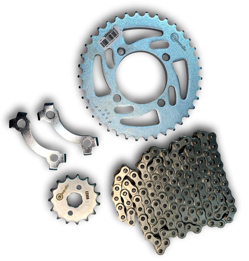 KIT ARRASTRE 15/38 AK125SL/NKD NACIONAL - Mundimotos