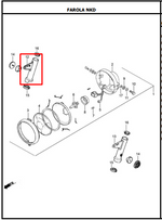 Load image into Gallery viewer, SOPORTE FAROLA RH AK125SL/NKD NEGR ORIGINAL - Mundimotos