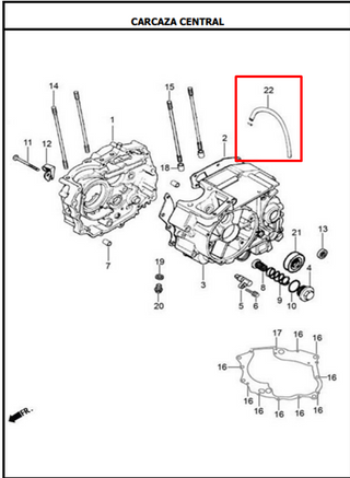 MANGUERA RESPIRADERO AKT125 ORIGINAL - Mundimotos