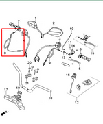 Cargar imagen en el visor de galería, CABLE ACELERADOR AK125 ORIGINAL - Mundimotos