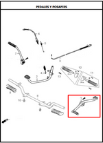 Load image into Gallery viewer, PEDAL CAMBIOS AK125S/SL/NKD ORIGINAL - Mundimotos