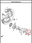 TENSOR CADENA AK125 ORIGINAL - Mundimotos