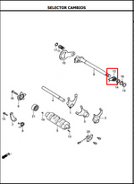 Cargar imagen en el visor de galería, RESORTE EJE CAMBIOS AK125 ORIGINAL - Mundimotos