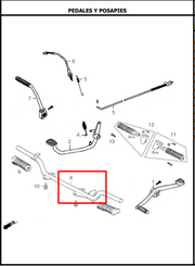 POSAPIE FR AK125 ORIGINAL - Mundimotos