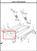 Load image into Gallery viewer, EJE 12X255 TIJERA AK125S/SL/NKD ORIGINAL - Mundimotos