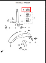 Cargar imagen en el visor de galería, ARANDELA ESPIGA SUP AK125S/SL ORIGINAL - Mundimotos