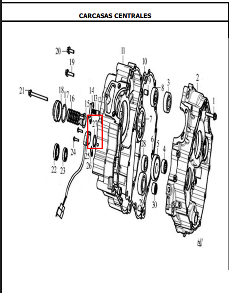 ORING 20X2.5 ARBOL 125S/TT/TTR ORIGINAL - Mundimotos