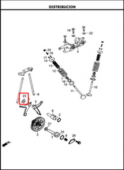 ARANDELA ARBOL LEVAS AK125 ORIGINAL - Mundimotos
