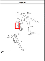 Cargar imagen en el visor de galería, RESORTE GATO CENTRAL AK125S/SL/NKD ORIGINAL - Mundimotos