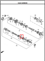 Load image into Gallery viewer, PIN CAJA AK125S/SL/EVO ORIGINAL - Mundimotos