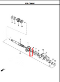 ARANDELA 20X27X0.5 E.P CRANK 125S ORIGINAL - Mundimotos