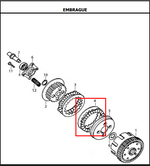 Load image into Gallery viewer, DISCO METAL SETX4 125S/NKD/ACTIV ORIGINAL - Mundimotos
