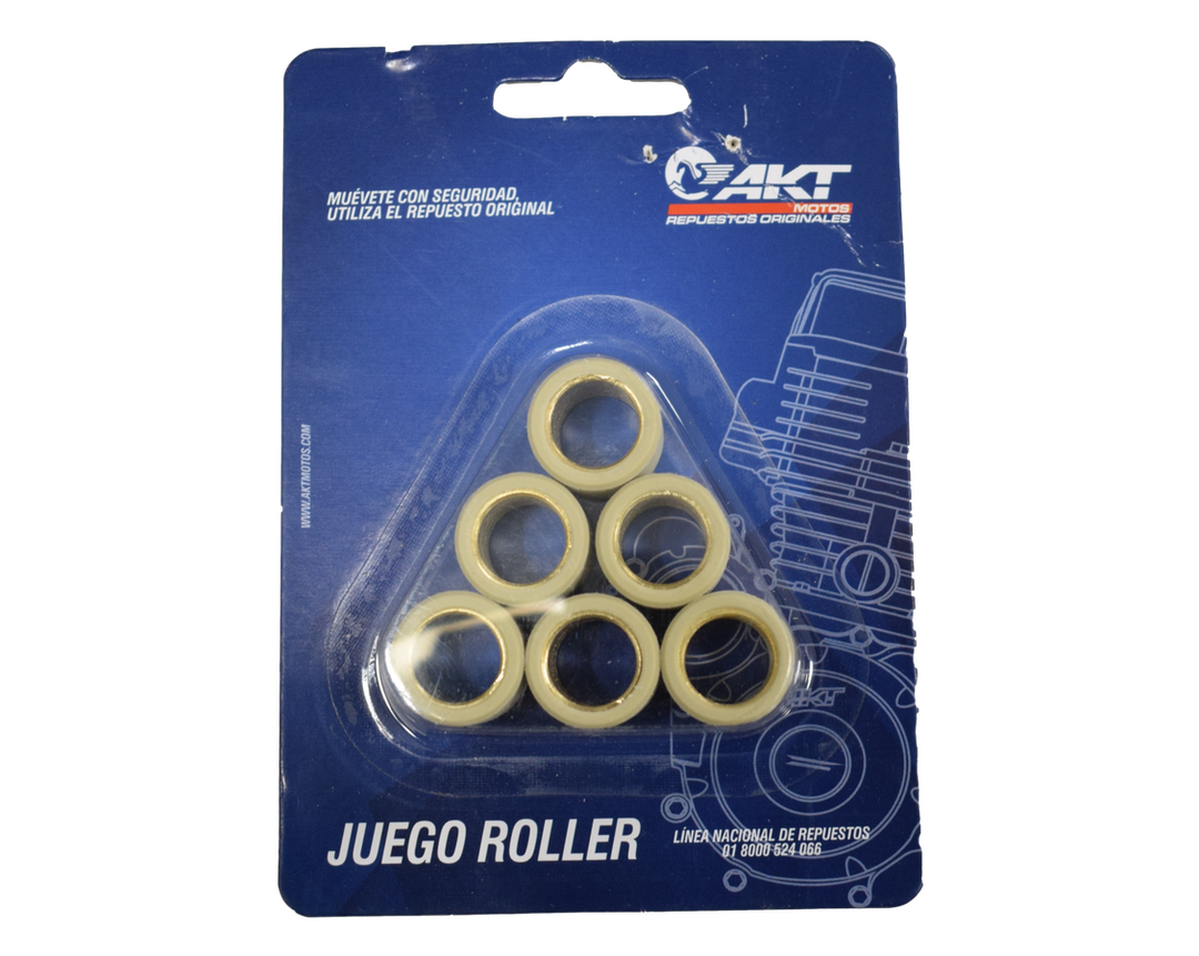 ROLLER SET X 6 DYNAMIC PRO ORIGINAL - Mundimotos