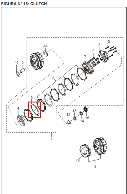 DISCO SEPARADOR (3)0(4) BOXER ORIGINAL - Mundimotos
