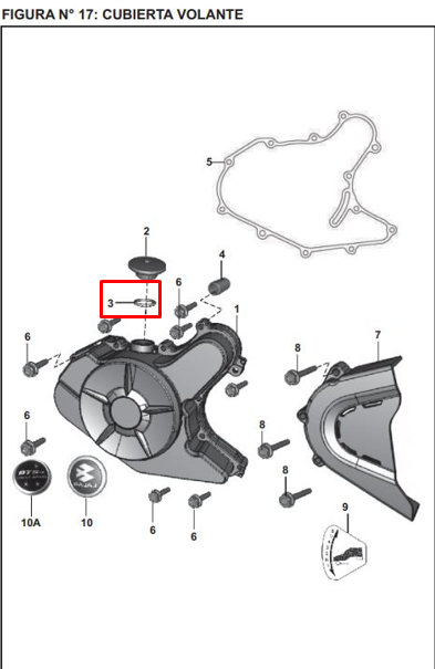 ORING TAPON TIEMPO DISCOVER 125 ST ORIGINAL - Mundimotos