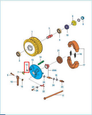 RETEN 18-38-05/10 FR RH WIND ORIGINAL - Mundimotos