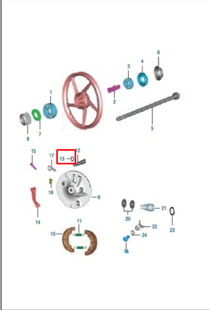 RETEN 18-38-05/10 FR RH WIND ORIGINAL - Mundimotos