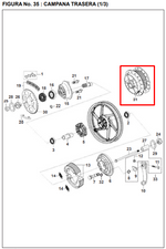 Cargar imagen en el visor de galería, CAMPANA RR PULSAR/WIND/Boxer bm ORIGINAL - Mundimotos