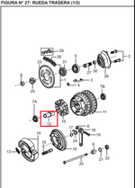 Cargar imagen en el visor de galería, BUJE 15X22X57/A27.5 RR PULSAR ORIGINAL - Mundimotos