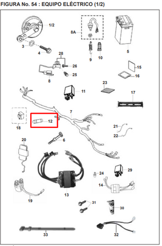 FUSIBLE 15A BOXER ORIGINAL - Mundimotos