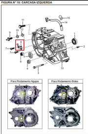 GUIA CLUTCH BOXER/CALIBER ORIGINAL - Mundimotos