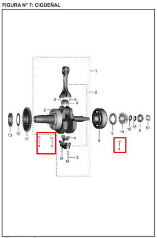 CUNAS CIGUENAL RH BOXER/BYK ORIGINAL - Mundimotos