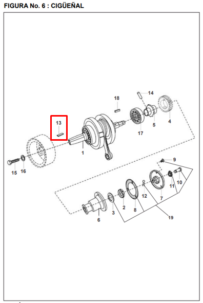 CUNAS CIGUENAL RH BOXER/BYK ORIGINAL - Mundimotos