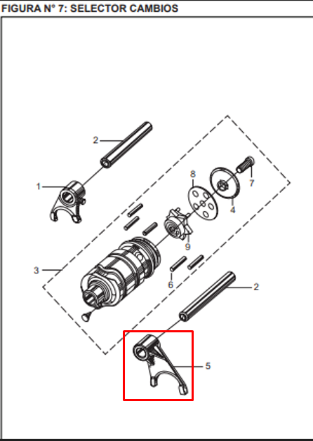 GARRA N-2 BOXER ST-S1D/PLATINO ORIGINAL - Mundimotos