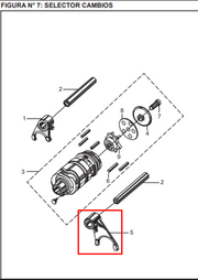 GARRA N-2 BOXER ST-S1D/PLATINO ORIGINAL - Mundimotos