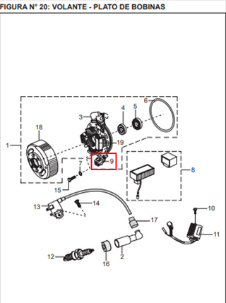 BOBINA PULSAR BOXER ORIGINAL - Mundimotos
