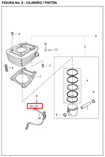Cargar imagen en el visor de galería, ARANDELA TORNILLO OIL BOXER K-TEC/ ORIGINAL - Mundimotos