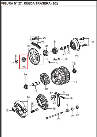 BUJE RR LH BOXER TEC ORIGINAL - Mundimotos