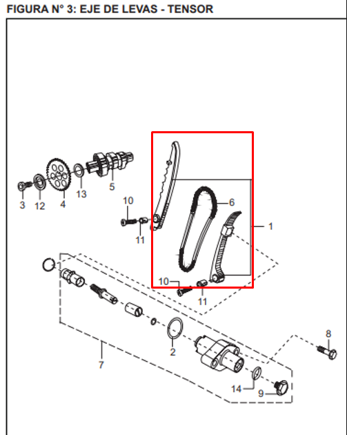 KIT GUIA CADENILLA BOXER/PLATINOPP ORIGINAL - Mundimotos