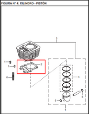 KIT MEDIO EMPA. BOXER/PLATINO 100 ORIGINAL - Mundimotos