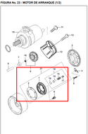 CLUTCH ARRA PULSAR 180/II/DISCOVER 135 ORIGINAL - Mundimotos