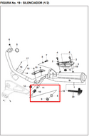 KIT SOPORTE MOFLE PULSAR UG ORIGINAL - Mundimotos