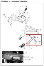 Cargar imagen en el visor de galería, KIT PASADOR POSAPIE RR PULSAR ORIGINAL - Mundimotos