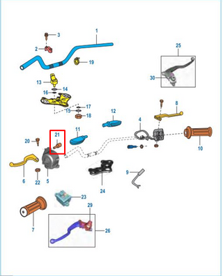 TENSOR KIT MANIGUETA BOXER ORIGINAL - Mundimotos