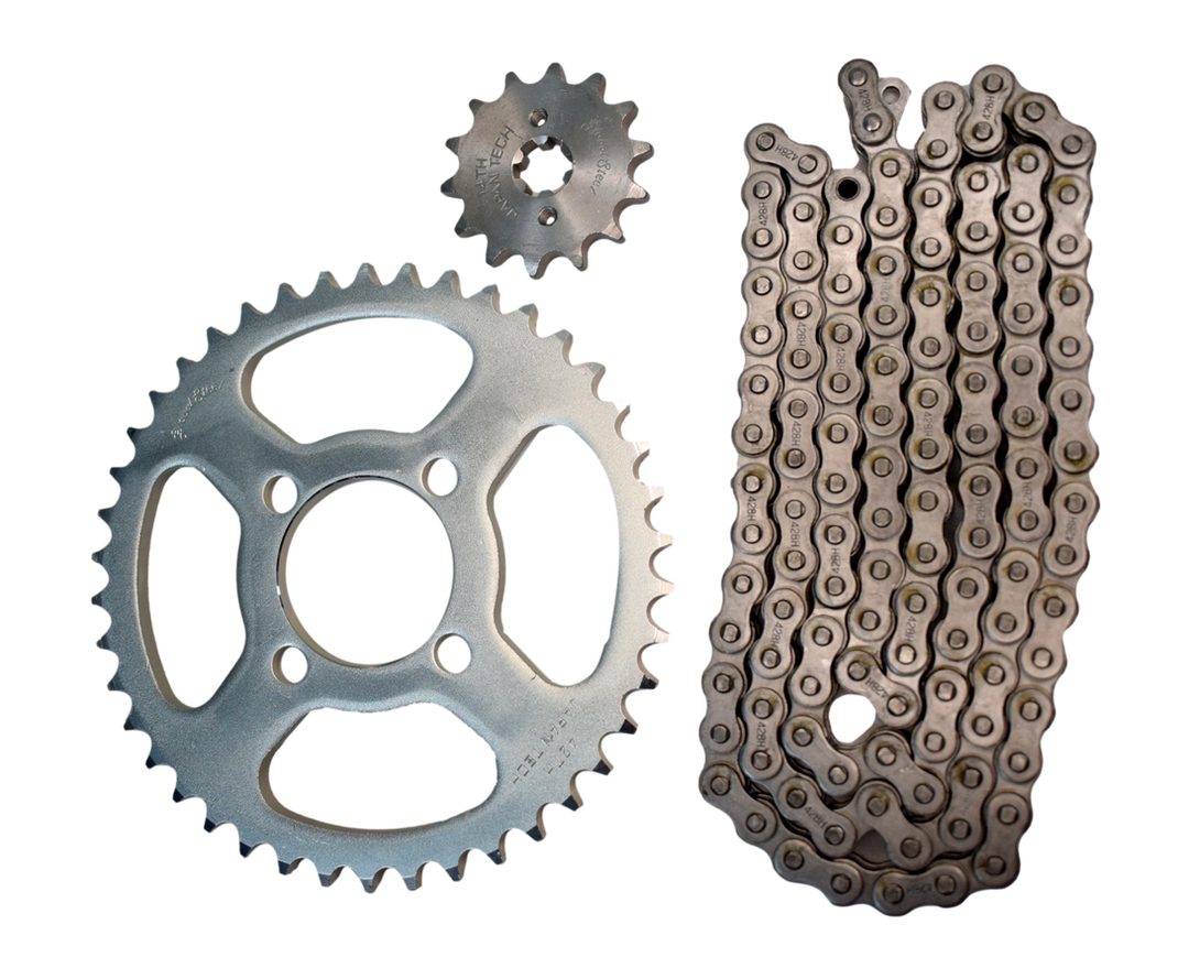 KIT ARRASTRE 14/42 PLATINO 100/BOXER TE CHINO - Mundimotos