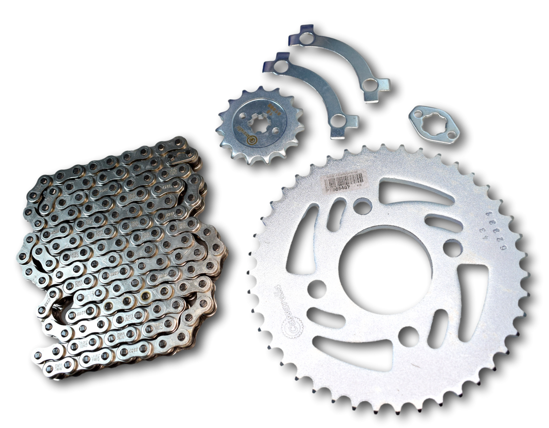 KIT ARRASTRE 15/43 PUL 135 428-130 NACIONAL - Mundimotos