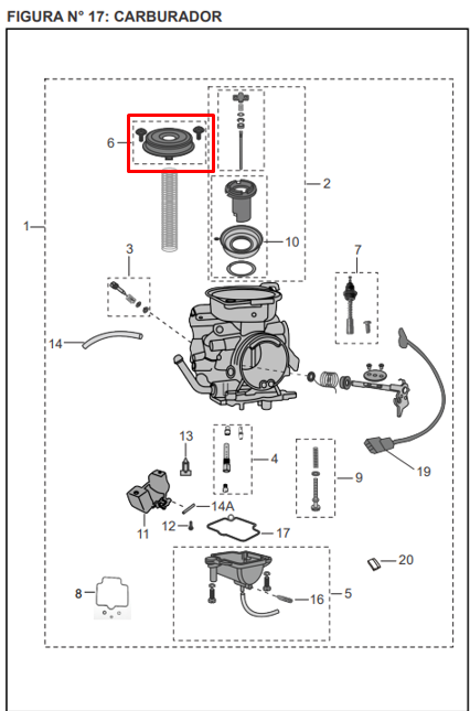 TAPA CARBURADORURADOR DISCOVER 125 ST/150ST ORIGINAL - Mundimotos