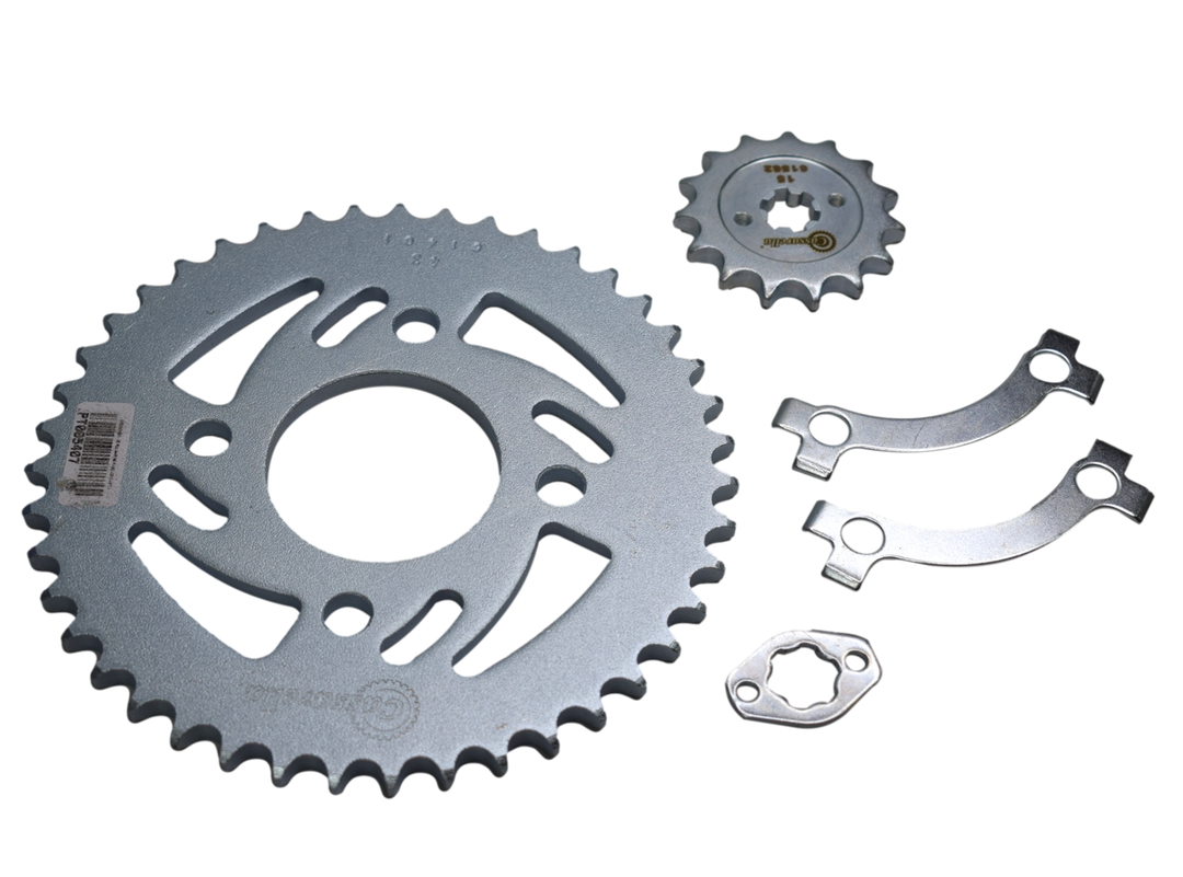 Kit Sprocket 15/43 Bajaj PULSAR 135 Cadena 428 Generico Cassarella - Mundimotos