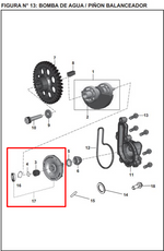 Load image into Gallery viewer, KIT RETEN BOMBA AGUA PULSAR 200 NS/AS/DUKE200/SVARTPILEN200 ORIGINAL - Mundimotos